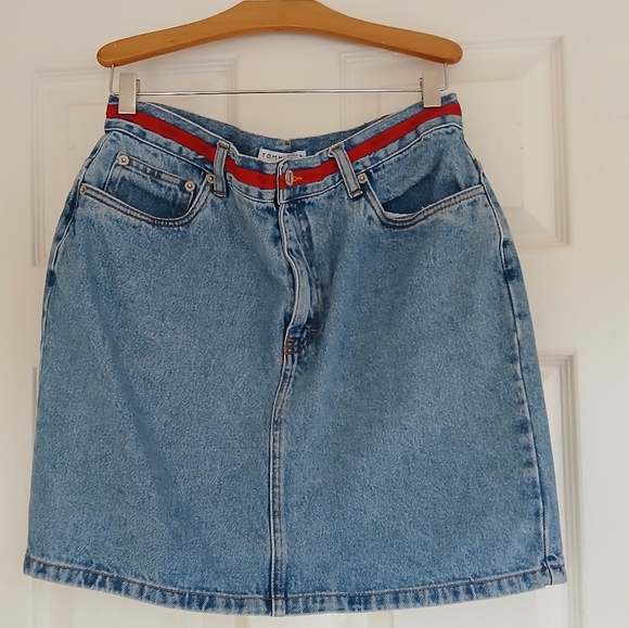 Vintage Tommy Hilfiger denim skirt - Picture 1 of 9